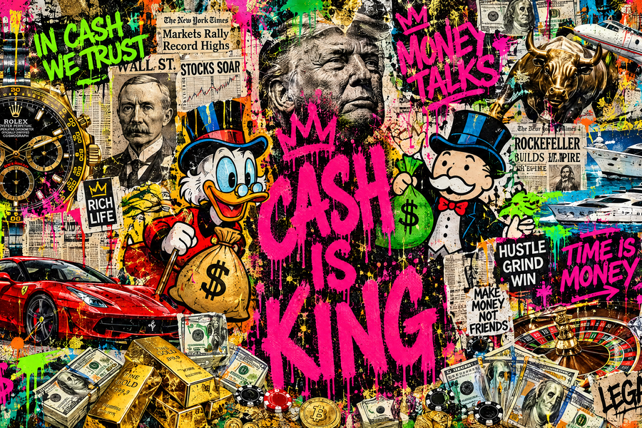 Cash Is King — Neonové impérium - motiv