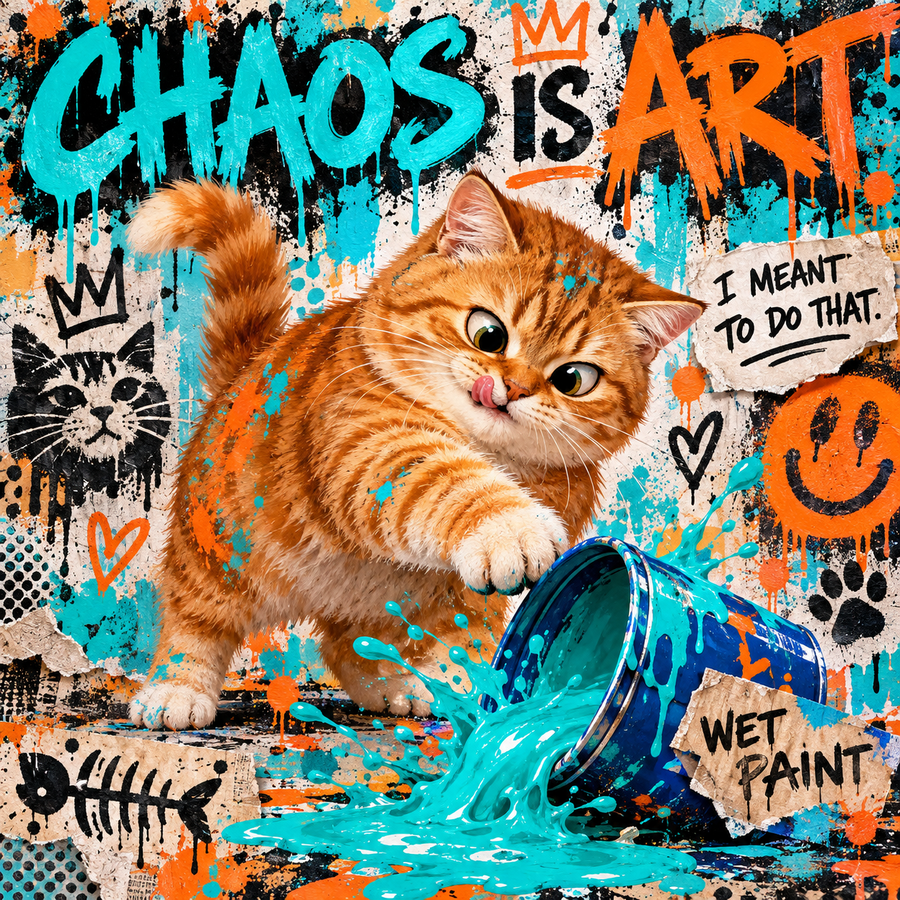 Oranžový chaos - motiv